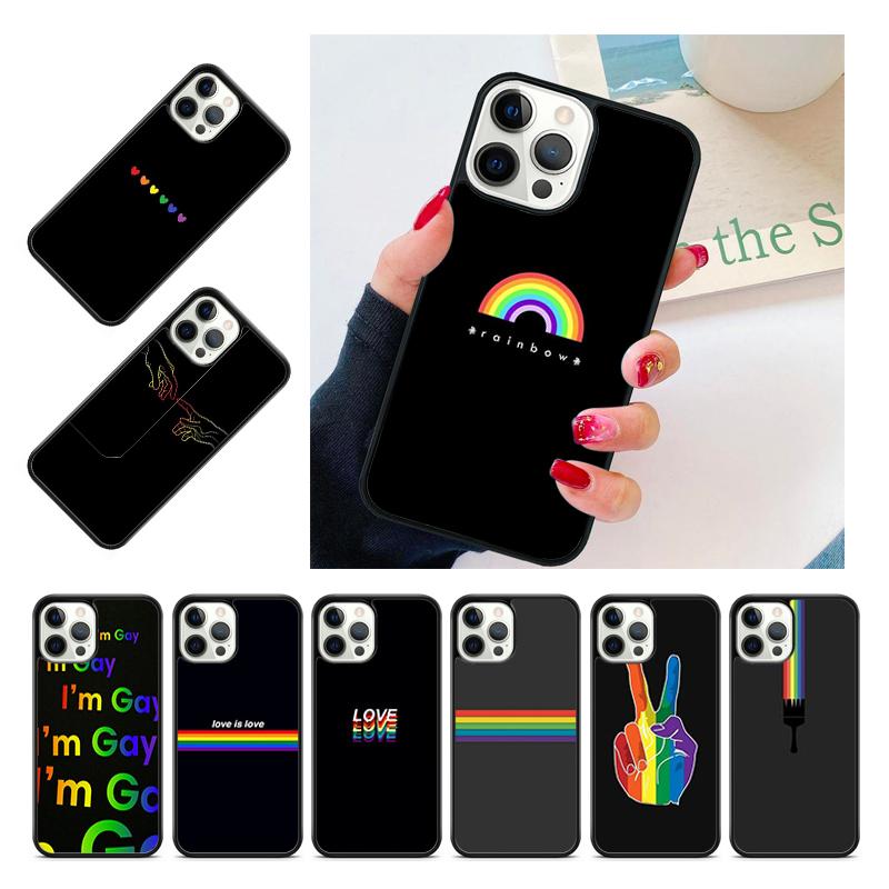 Lesbian LGBT Rainbow Pride Coque Shell For iPhone 17 Air 15 16 14 13 12 Pro Max 11 Pro Max Plus Phone Case Cover