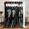 Coldplay Band Themed Artistic printed Flannel blanket for bedroom, living room, sofa, and nap