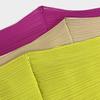 Women's Solid Color V-Neck Loose Pleated Mid-Length Dress for Spring 2025