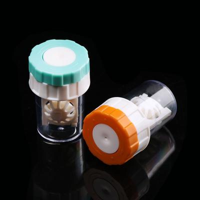 New Plastic Portable Travel Glasses Holder Soaking Box Contact Lens Case Candy Color