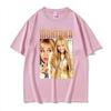 Hannah Montana Retro 90er T-Shirt Miley Cyrus Rap Hip Hop Punk Stil T-Shirt Unisex Damen Sommer Hochwertiges T-Shirt Streetwear