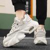 Men Chunky Sneakers Platform Shoes Outdoor Men Thick Sole Sports Shoes Lace Up Tennis Casual Shoe Height Increasing Male Shoes