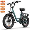 Elektrický bicykel Urlife E20 20" kolesá 500W motor Mestský elektrický bicykel Pre dospelých 48V 13AH Dvojité kotúčové brzdy 7 rýchlostí Maximálne zaťaženie 120 kg
