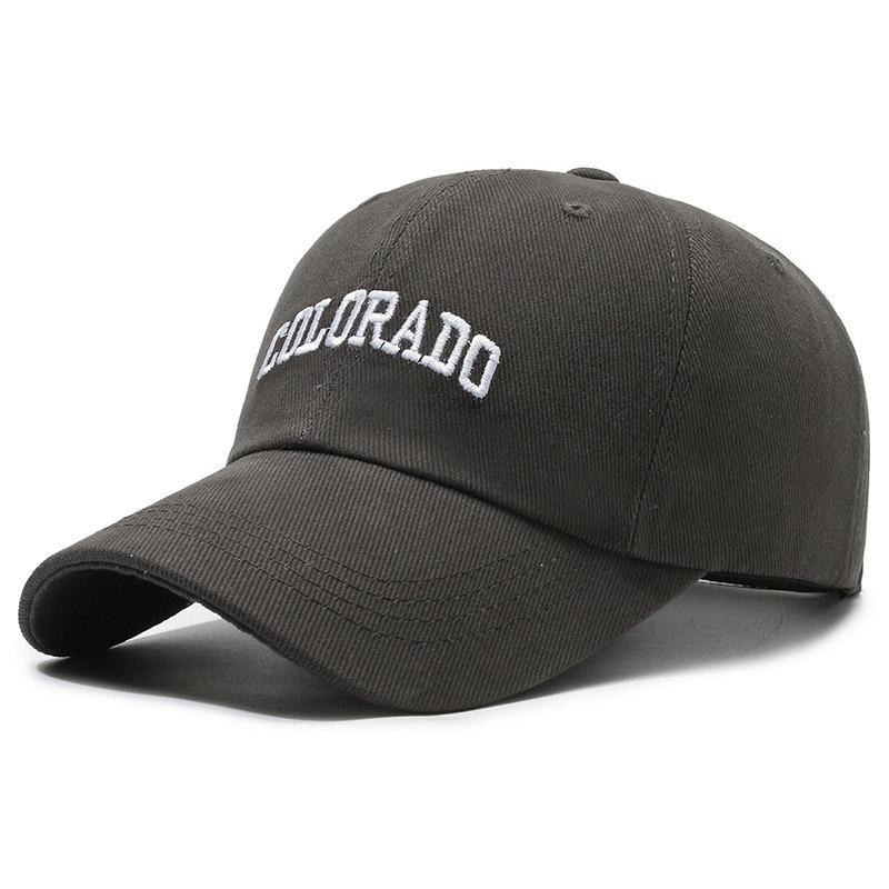 Korean hat women's large head circumference embroiderletter brushed baseball cap k-styleeasiest for match face small peaked cap