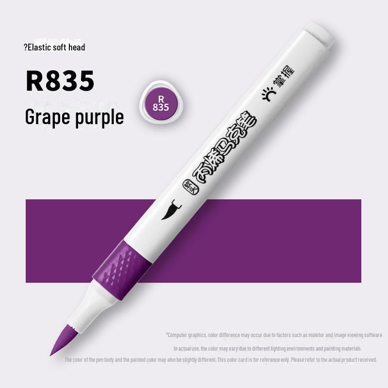 Student Acrylic Marker with Soft Tip, Non-Transparent, Stackable, Choose Complementary Colors