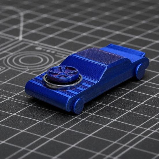 1/2 ks Kapsesní driftovací auto Fidget hračka se 3/6 mini kužely, 2v1 Fidget spinner a driftovací vozidlo, Hračka na stůl pro úlevu od stresu pro dospělé, Dárek pro auto