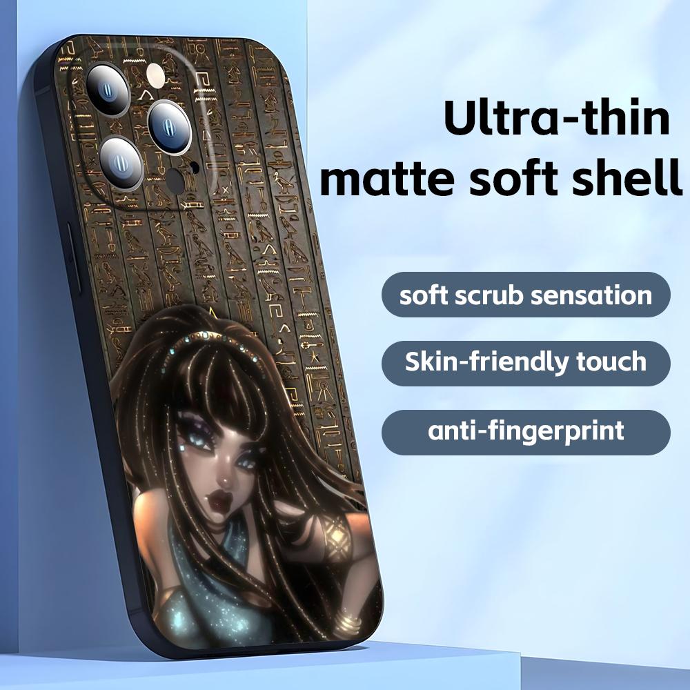 M-MonsterS Cartoon H-HighS  Phone Case For iPhone17 16 16e 15 14 13 12 11 Plus Mini Pro Max Soft Black Shockproof Cover