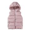 Autumn and Winter Feather Cotton Vest Women's Short Student Hooded Vest To Keep Warm Korean Version of The Thin Vest Jacket