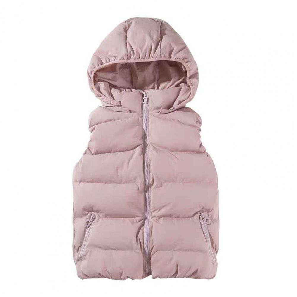 Autumn and Winter Feather Cotton Vest Women's Short Student Hooded Vest To Keep Warm Korean Version of The Thin Vest Jacket