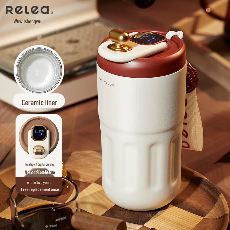 RELEA Digital Display Smart Thermos Cup
