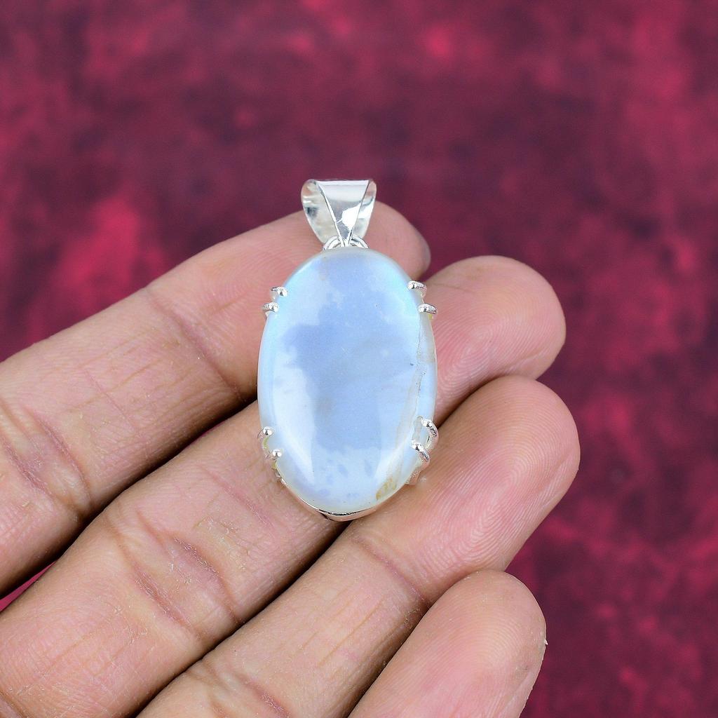 Rainbow Opal Jewelry, 925 Solid Sterling Silver Pendant Handmade Gemstone Jewelry, Gifts For Wife Brand New Pendant