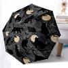 1pc Moon Cats Fashionable Automatic Opening/Closing Folding Umbrella with 8 Bones, Windproof Portable, Daily Use308