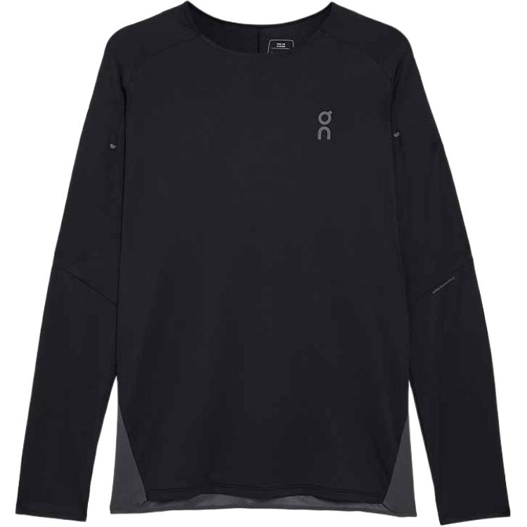 

Повседневная удобная футболка с рукавом Lg для мужчин, топы, черный цвет Solar-Black 1ME10240106 S