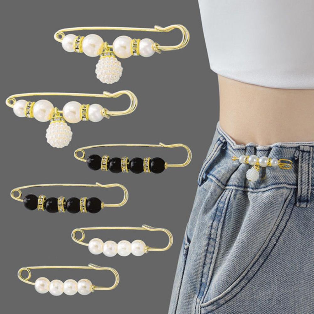 Pin Accessories Women Waistband Pin Clothing Brooches Set Dress Shawl Clips Waist Pin Brooch