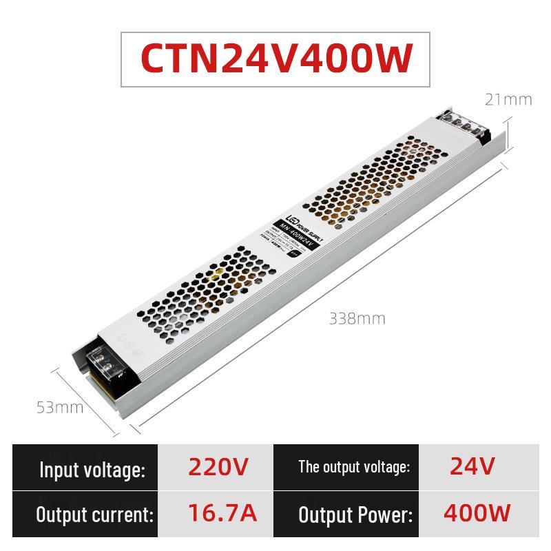 Ultra-Thin 12V DC To 24V LED Strip Power Supply