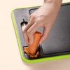 LISM Double-Sided Cutting Board with Integrated Sharpener