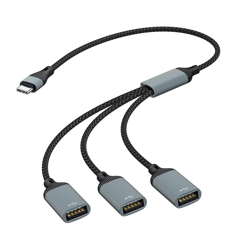 Usb Type C Hub Multiple Splitter Adapter Otg Data Transfer 3/2 Port Usb Power Charging Hub Cable Connector Adapter