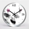 12-inch Stainless Steel Wall Clock, Aluminum Clock, Creative and Fashionable Living Room Wall Clock, Customized Quartz Clock
