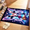 1 ks Koberec s motivem Mickey Mouse a Minnie, Kusový koberec, Ložnice a Herní pokoj, Odolný, Odolný proti skvrnám a Snadno čistitelný, Obývací pokoj