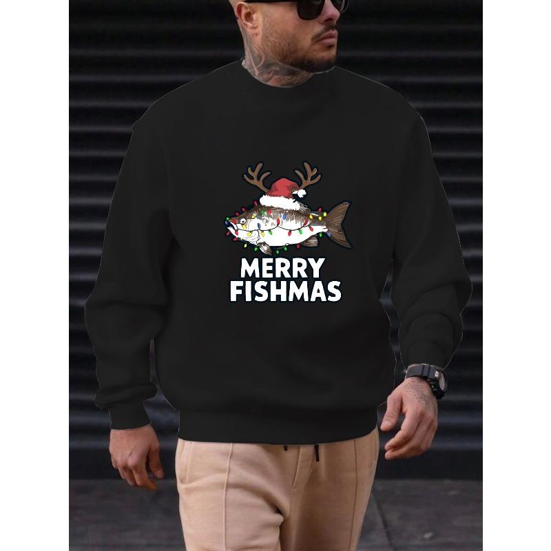 1pc Men's Printed Pattern Simple and Elegant Smooth Soft Sweat-Absorbent Comfortable Casual Crew Neck Sweatshirt for Home, Outings