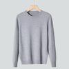 Trendy Harajuku Style Core-Spun Yarn Knitwear – Versatile No-Iron Round Neck Sweater