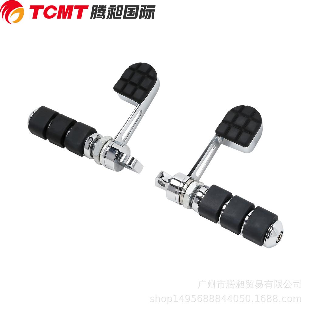 Electroplated Front & Rear Footpegs for Harley 883/1200/48/72 Softail & Road King