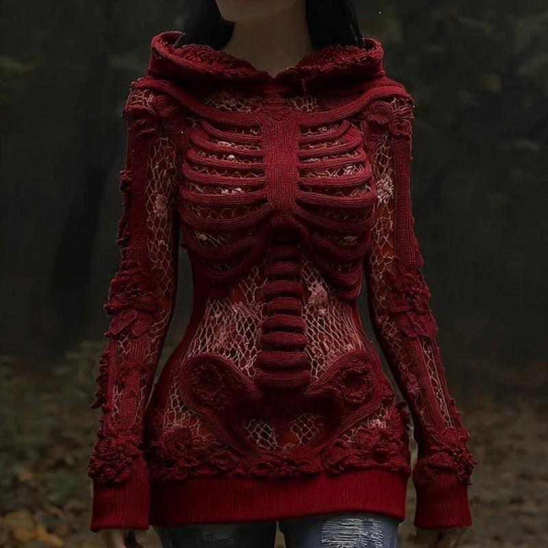 Womens Cozy Oversized Hooded Sweater With 3D Christmas Snowman Print Soft Knit Pullover Winter