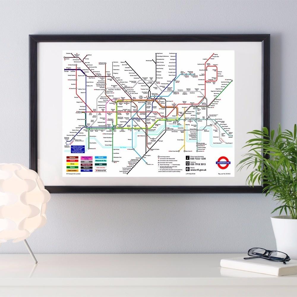 World Subway Metro Map Posters and Prints Wall Art Decorative Picture Canvas Painting For Living Room Home Decor Unframed