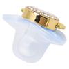 Baby Luxury Pacifier BPA   Little   Rhinestones Golden   Newborn Dummy Soother for 6 to 18 Months Baby