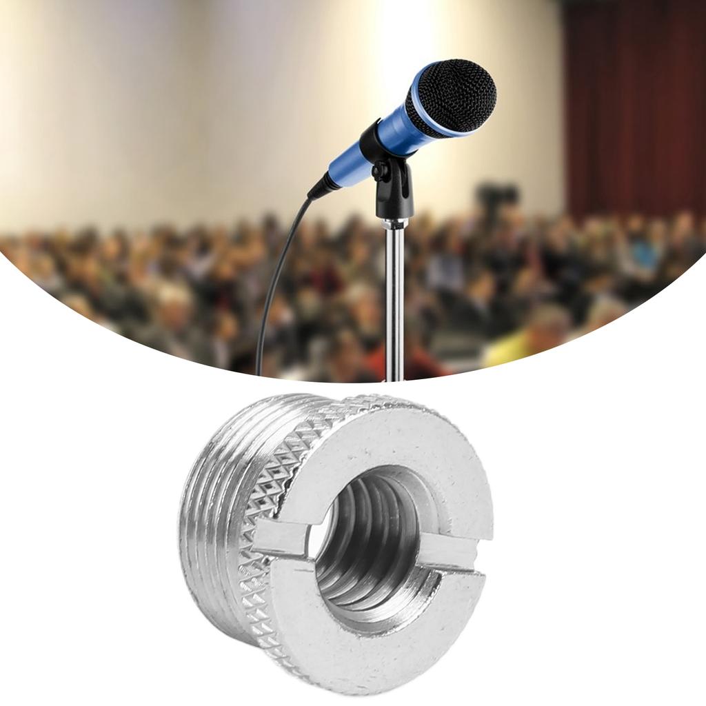 3/8 Inch Female to 5/8 Inch Male Screws Thrd Adapter for Microphone Stand for Mic Mount