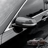 For Genesis G80 DH 2015- Carbon Fiber Style Rearview Mirror Cover Trim Auto Exterior Decor Accessories