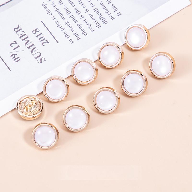 Lot de 10 boutons ronds colorés à tige en plastique de 21/25 mm, pour manteaux, vêtements, accessoires de couture
