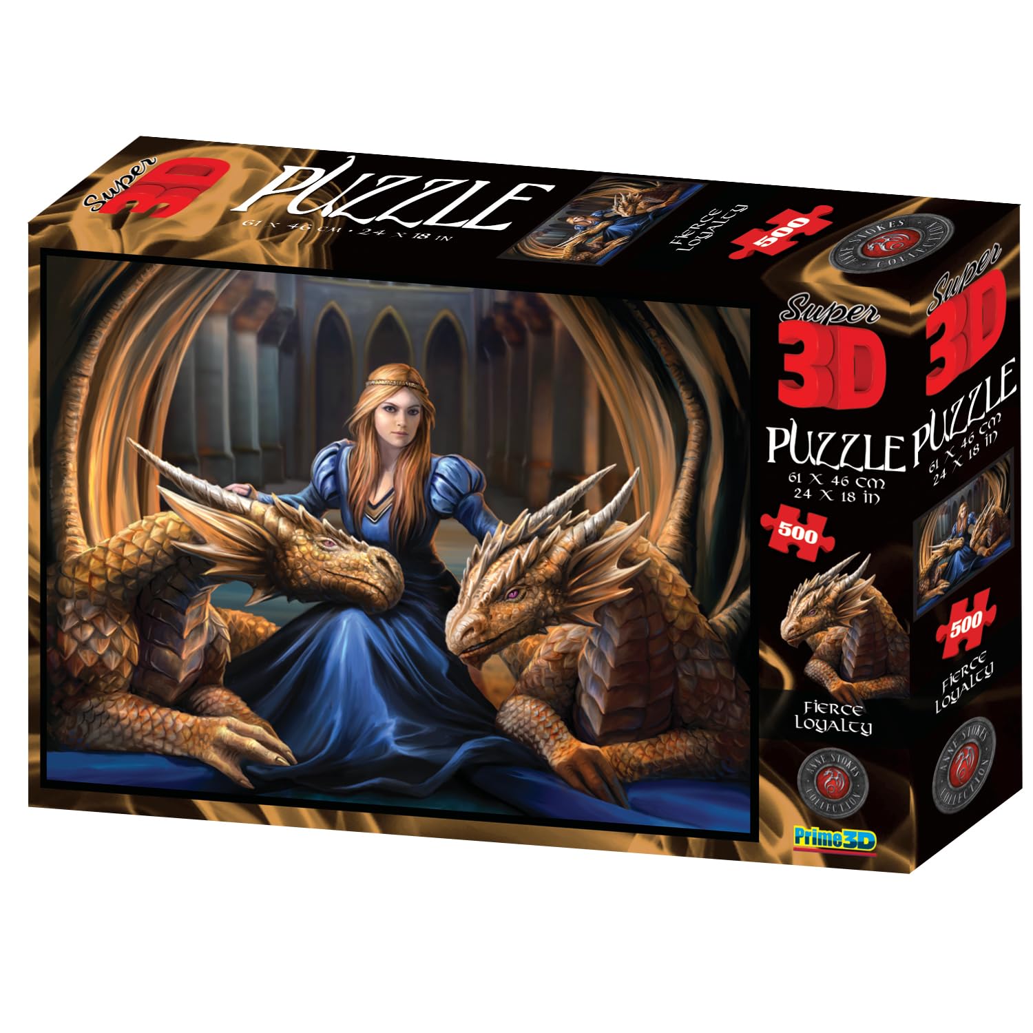 

Yamasan Prime 3D Unstokes Royalty 10093 Готовый 61 x 46см 500 Деталей Размер /