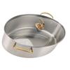 304 Stainless Steel Fish Steaming Pot Single Layer Thickened Multi Use Oval Cookware with Rack Ceramic Pan Chuck Stockpot