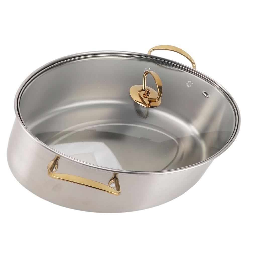 304 Stainless Steel Fish Steaming Pot Single Layer Thickened Multi Use Oval Cookware with Rack Ceramic Pan Chuck Stockpot
