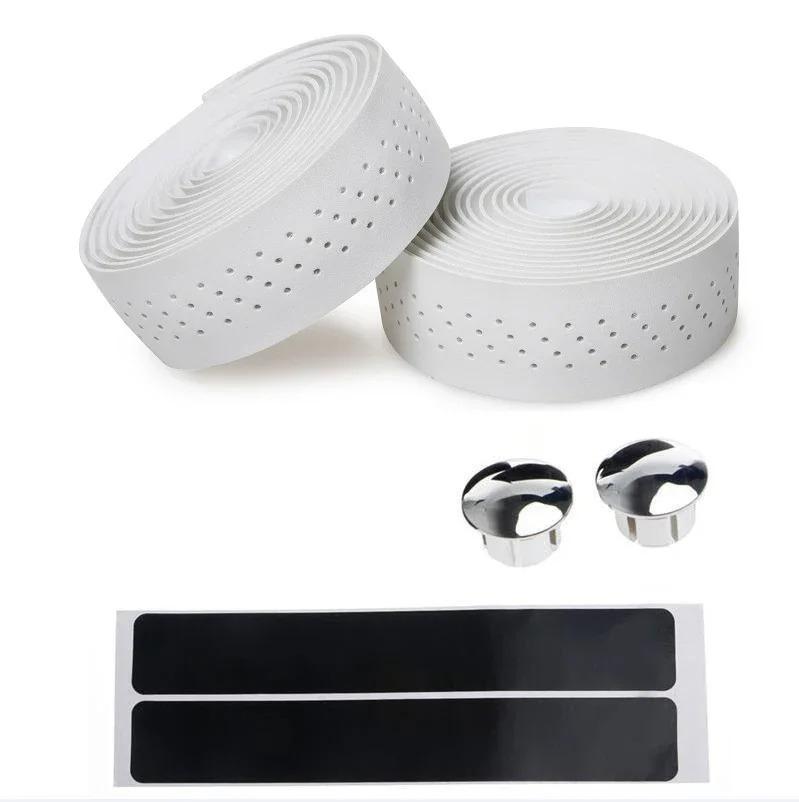 Cykelstyre Flerfärgade Kamouflageremmar Cykel Perforerade Läderstyre Remmar Döda Flugan Landsvägscykel PU Styretejp