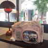 Y2K New Bow Ita Shoulder Bags Sweet Girl Transparent Bag Large Capacity Comic Exhibition Crossbody Bag Cute DIY Display Handbags