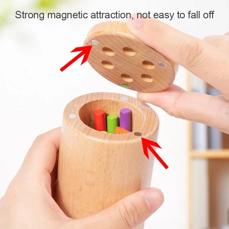 Baby Sensory Play Montessori Toys Color Shape Sorting Box Object Permanence Coin Stick Parish Kids Early Educational Wooden Toys