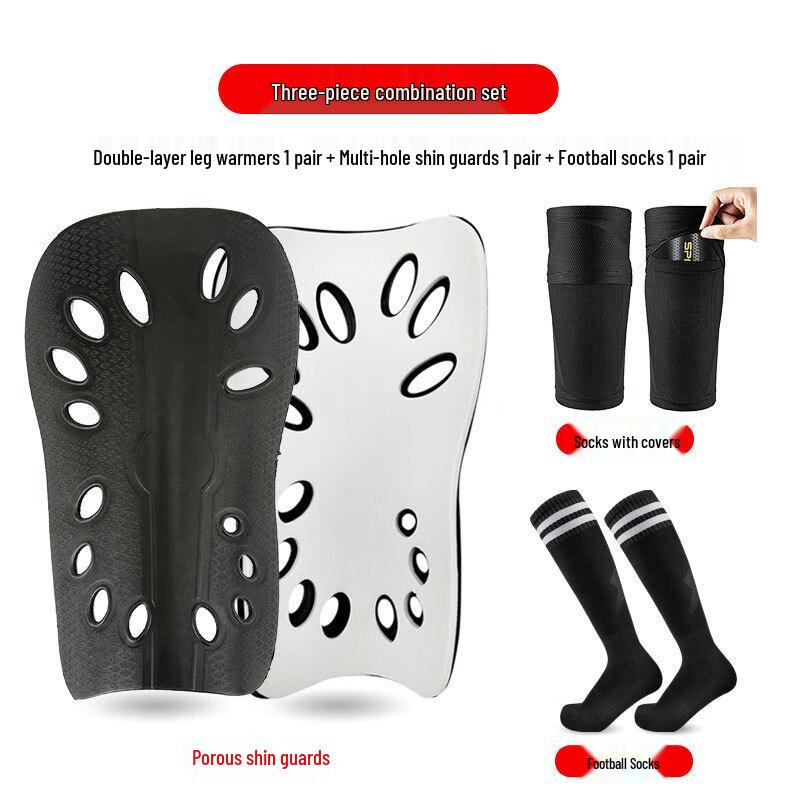 Adult Soccer Shin Guard & Sock Set