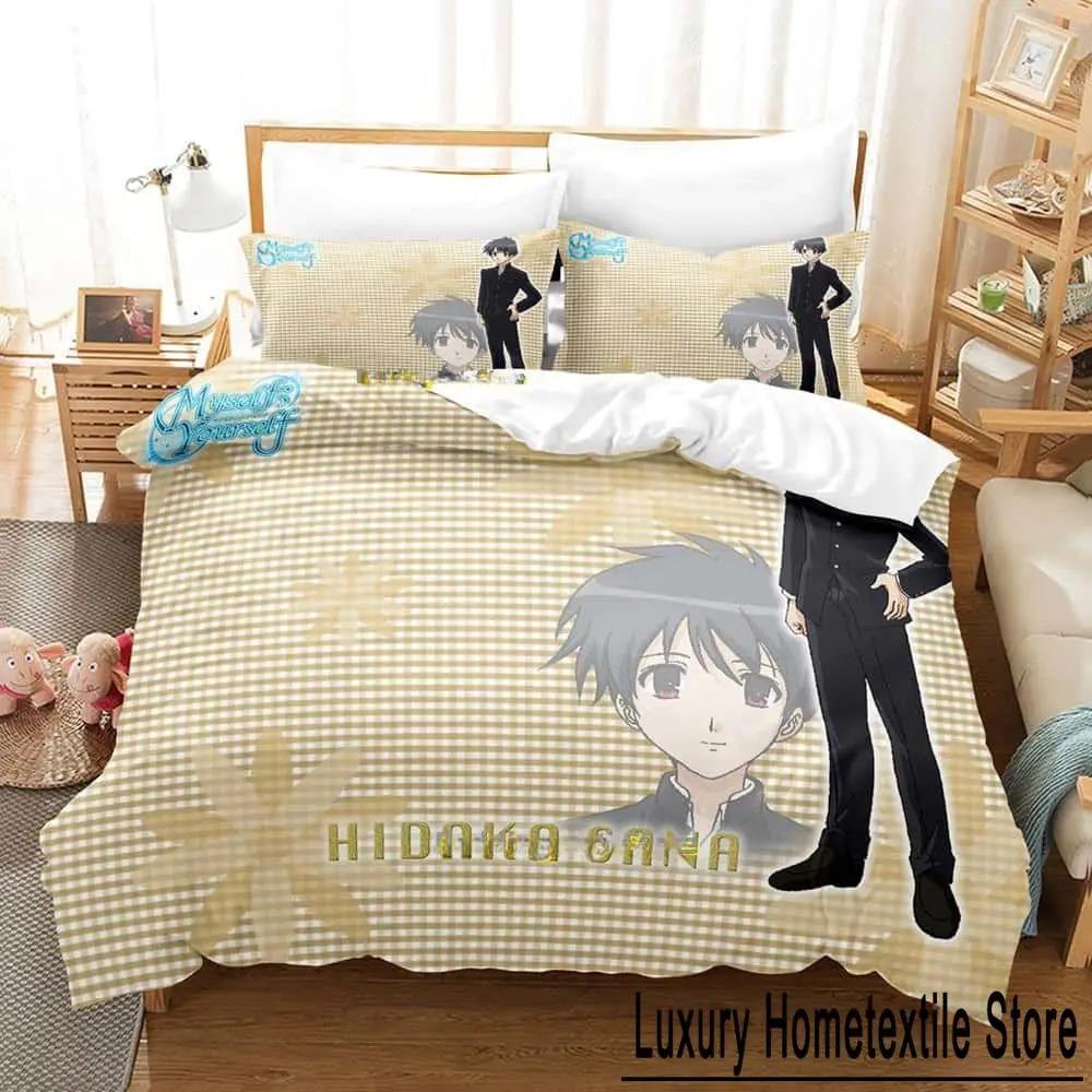 

Fashion Three-Dimensional Print Pattern Anime Myself ; Yourself Bed Cover Collection Single Size Size Single Size Full Queen Dimension King Size Size EU Single 135x200cm