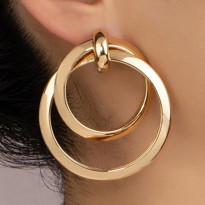 Round Drop Earrings