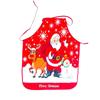 Sleeveless Christmas Apron - Printed Halter Strap Dirt-Proof Fabric for Kitchen Cleaning Holiday Supplies