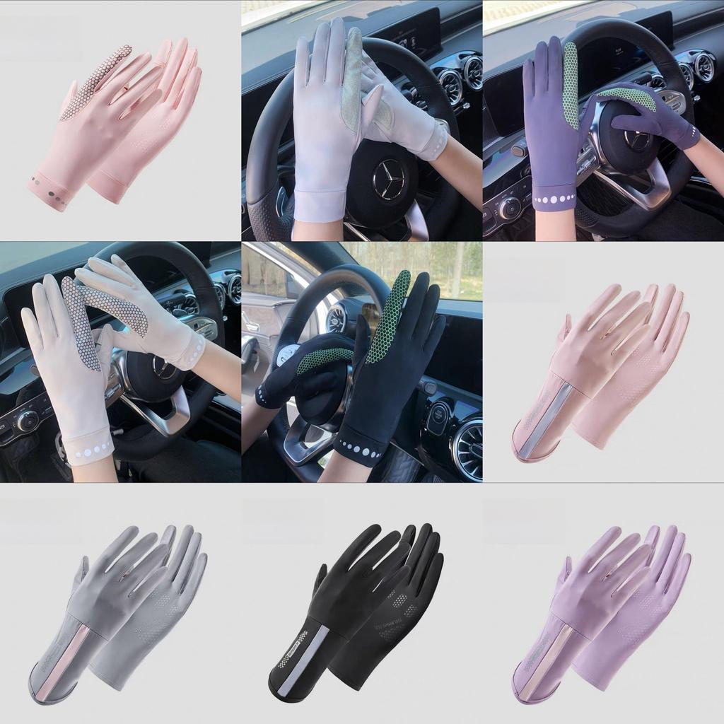Womens Uv Protection Gloves With Touchscreen For Outdoor Driving And Summer Sun Protection