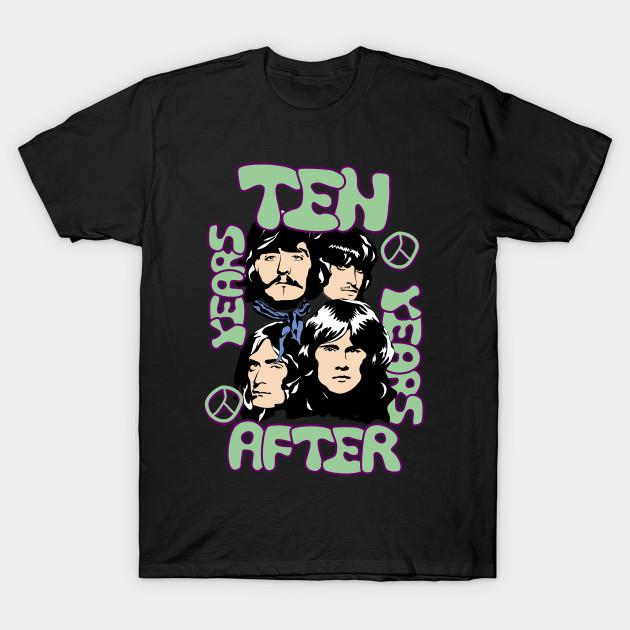 

Мужская черная футболка с принтом «Через десять лет» Печать на трансферной бумаге без вырезания Хлопковая футболка 2XL чёрный