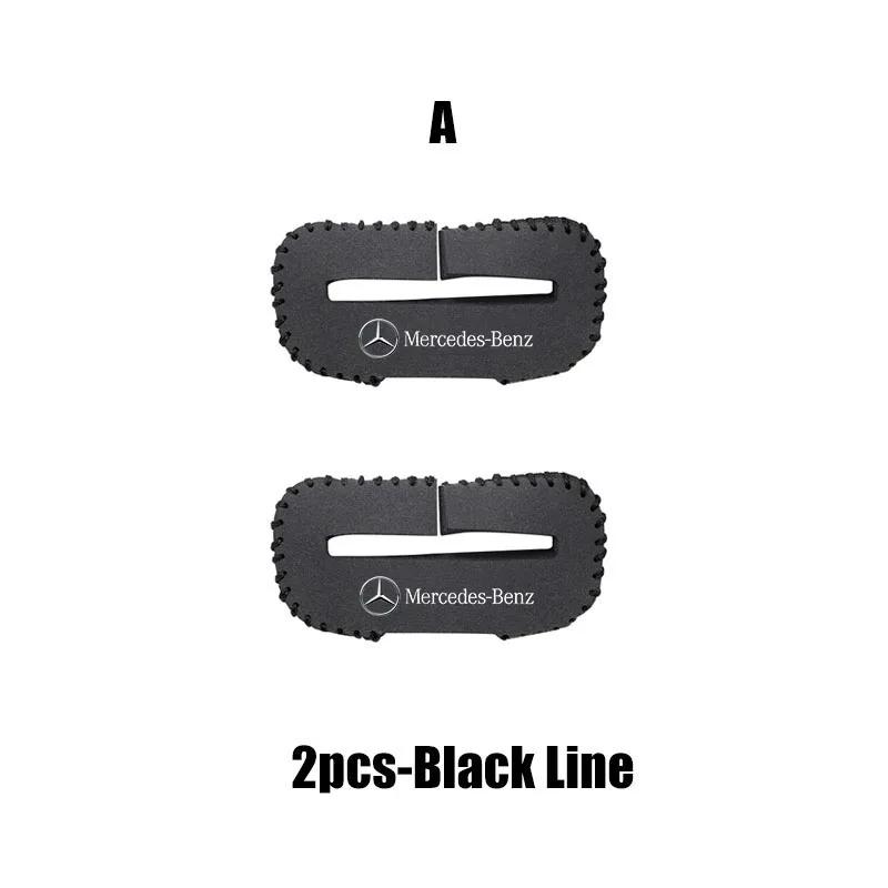 

GLC GLB Car Seat Belt Plug Covers Suede Safety Buckle Protector For Mercedes Benz AMG W204 W205 W203 W211 W212 W213 W201 W210 W For Mercedes Benz