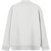 Fila Milano Series Fw25 Stand Collar Pullover Long Sleeve Sweatshirt Men Sweatshirt F11M615404F-GY