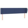 Maison Exclusive - Tête de lit avec oreilles Bleu 163x23x78/88 cm Tissu