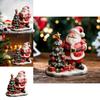 Halloween Resin Desktop Decor Santa Claus And Christmas Tree Home Ornament For Festive Decor