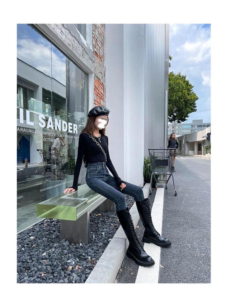 2025 Neue Damen High-Waist Fleecegefütterte Skinny Jeans – Schlankmachend, Hoch, Vielseitig, Verlängert für 175cm und Größer