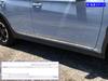 BRIGHTZ Impreza Sport GT Super Mirror Finish Stainless Steel Plated Side Door Under Molding 6PC GTE GT2 GT3 GT6 GT7 T2 T3 T6 T7 Impreza Sport